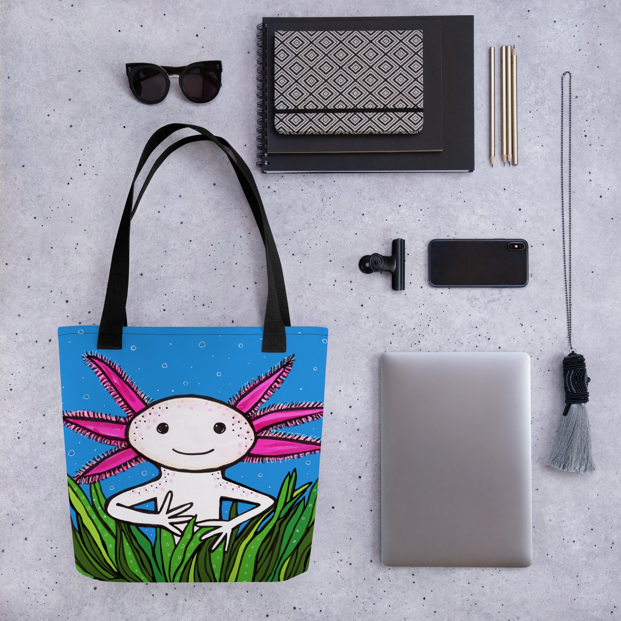 Axolotl Tote Bag