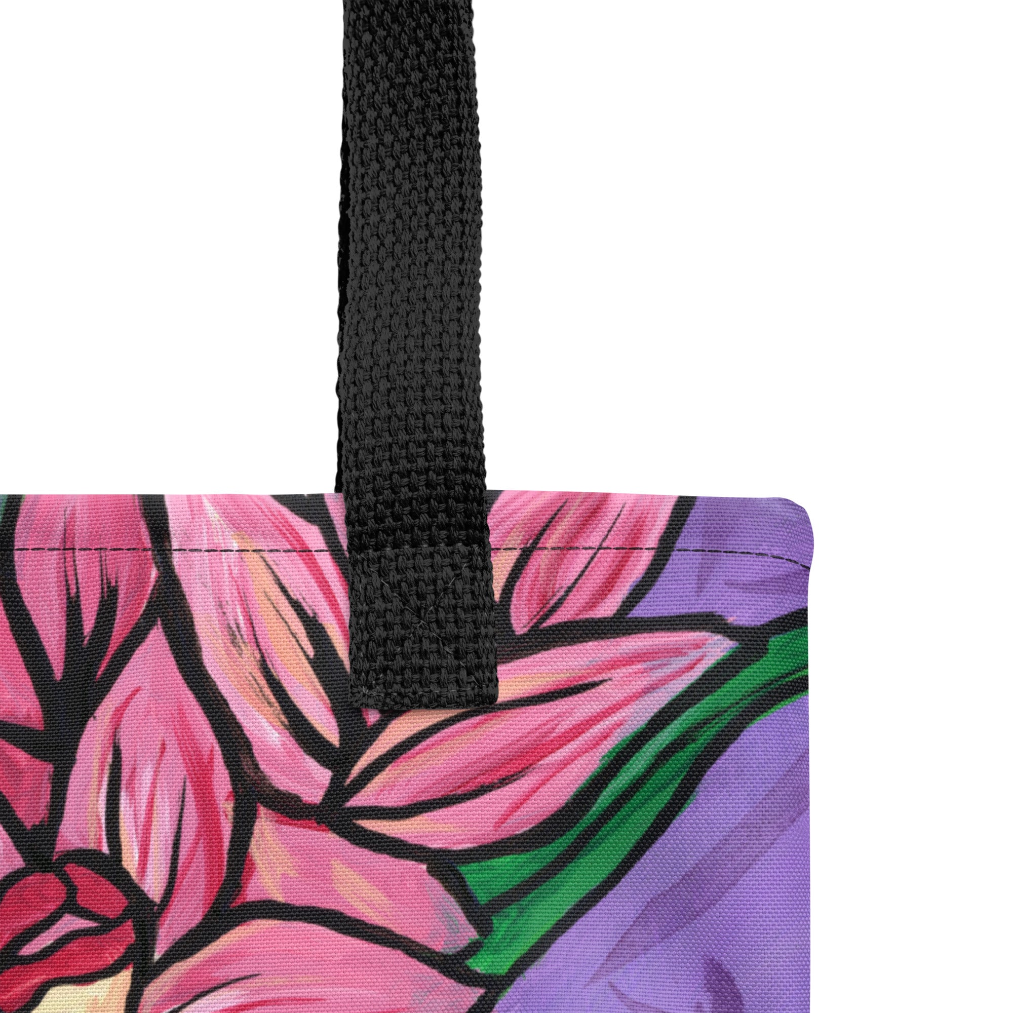 Pink Orchid Tote Bag