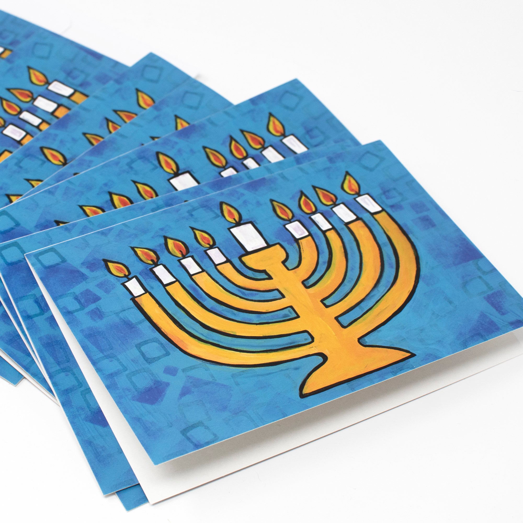 Happy Hanukkah Cards - Holiday Greeting Cards - Set of 8
