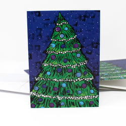 Christmas Cards - Merry Christmas Greeting Cards - Set of 8 Holiday Cards