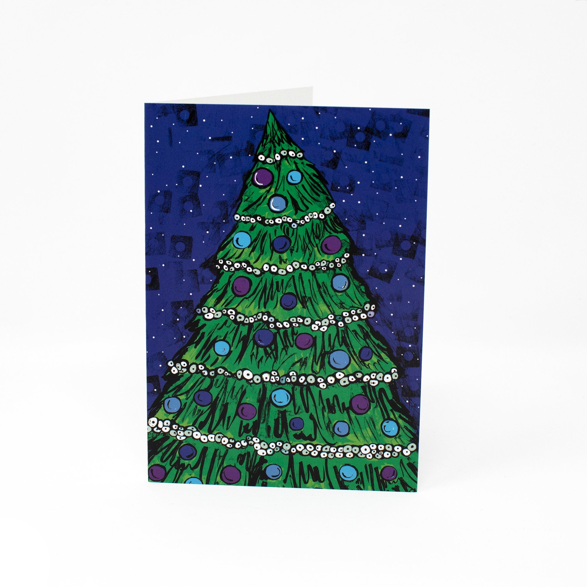 Christmas Cards - Merry Christmas Greeting Cards - Set of 8 Holiday Cards