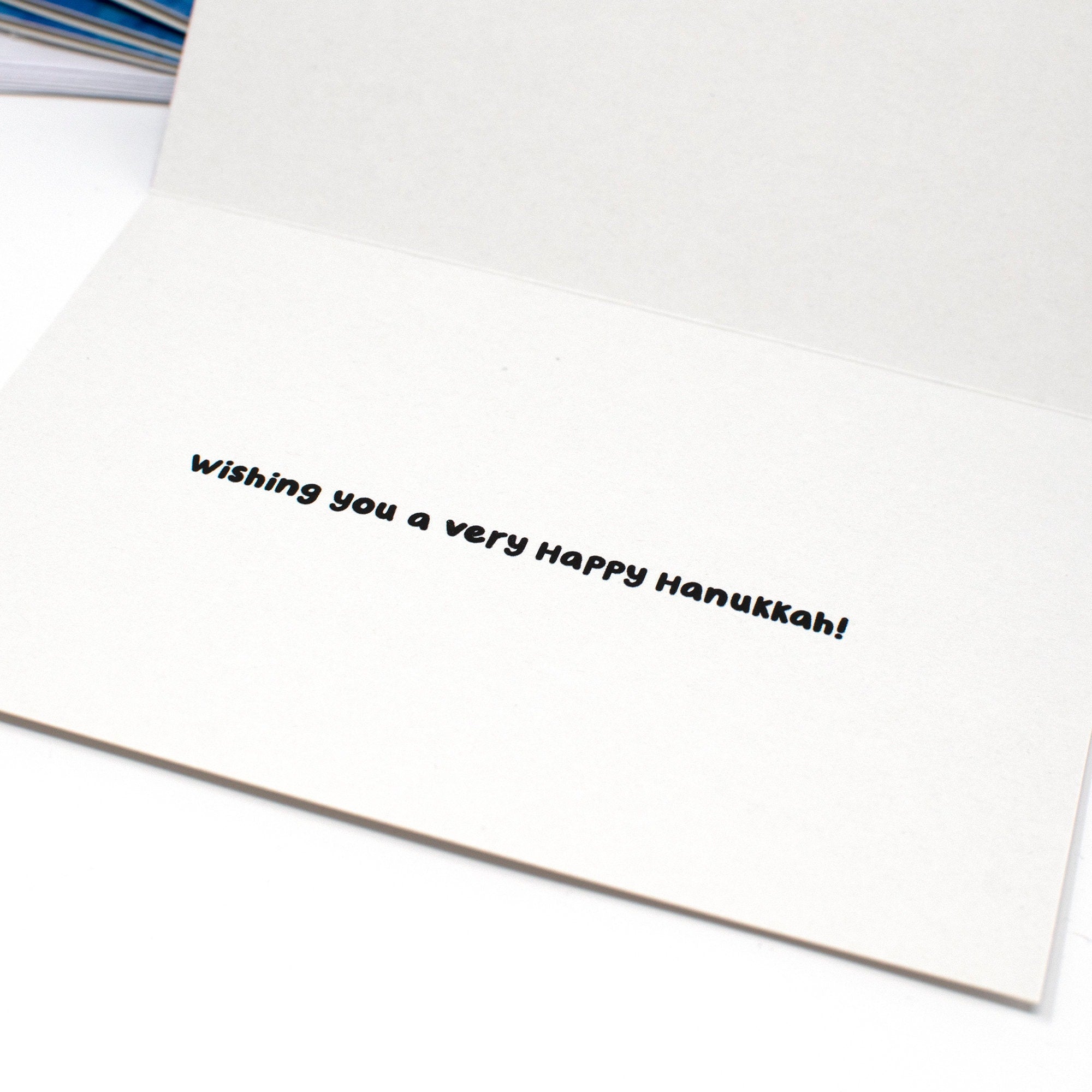 Happy Hanukkah Cards - Holiday Greeting Cards - Set of 8