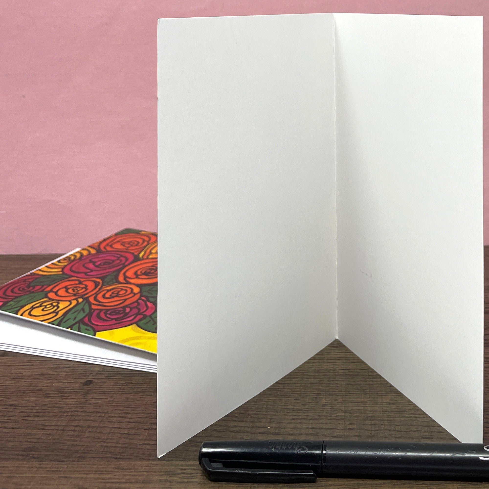 Colorful Ranunculus Card - Blank Flower Notecards for Any Occasion