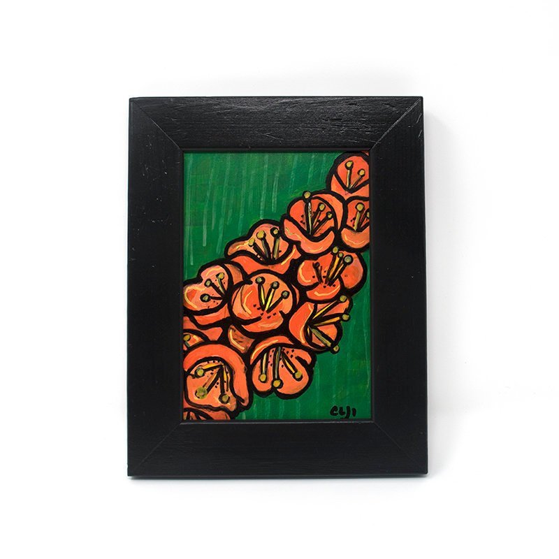 Small Tropical Flower Painting