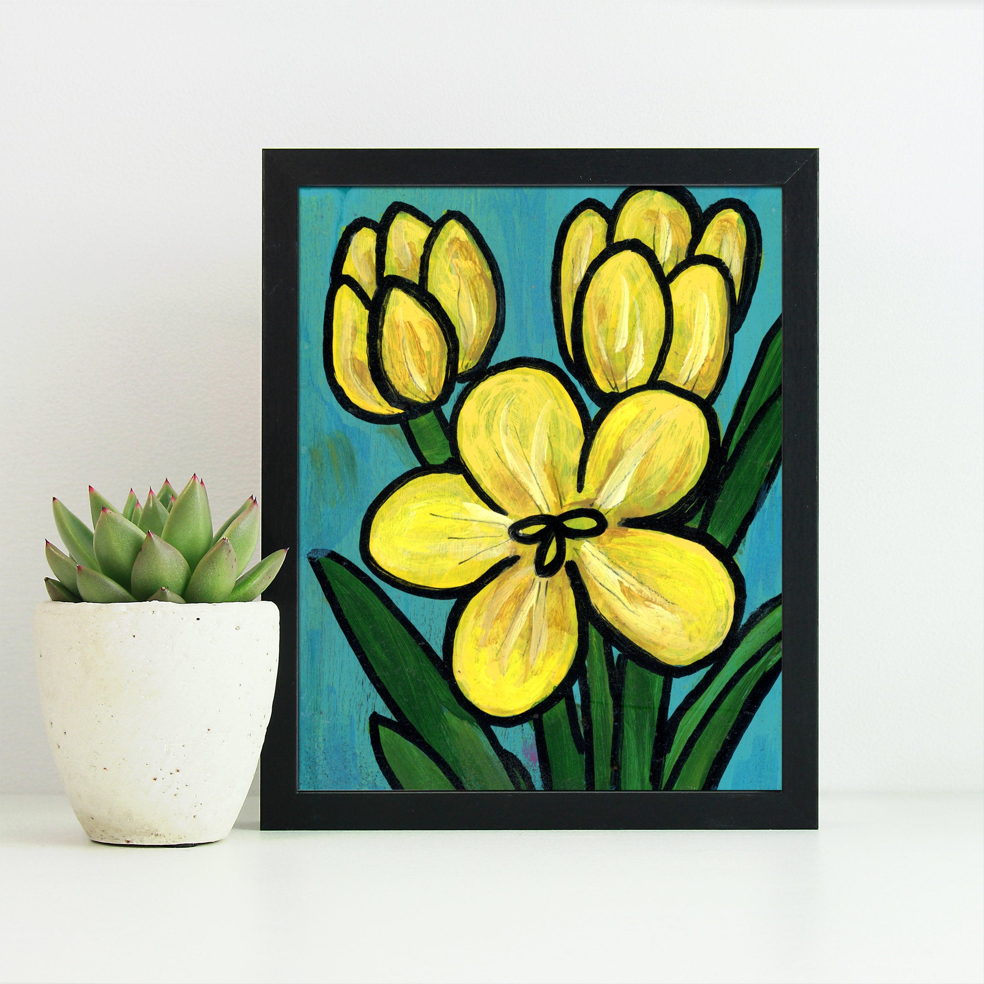 Yellow Crocus Print
