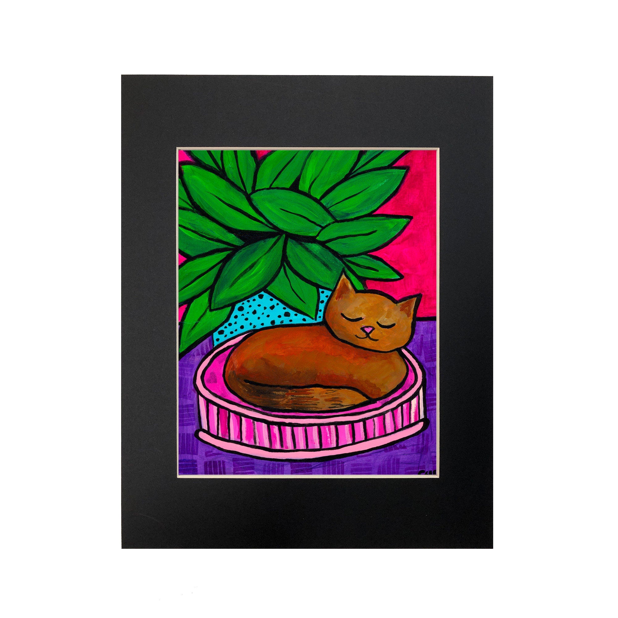 Cat Nap Art Print