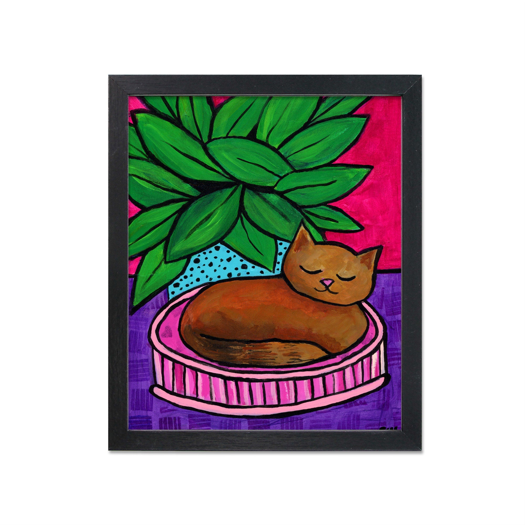Cat Nap Art Print