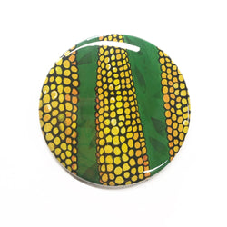 Corn Magnet, Pin Back Button, or Pocket Mirror - Corn on the Cob Fridge Magnet, Vegetable Magnet, Food Pin, or Fun Purse Mirror