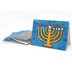 Happy Hanukkah Cards - Holiday Greeting Cards - Set of 8
