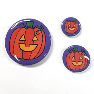 3 sizes of pumpkin - 1 inch, 1.25 inch, and 2.25 inch