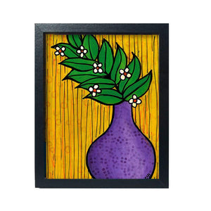 Blooming Branch in Vase Art Print