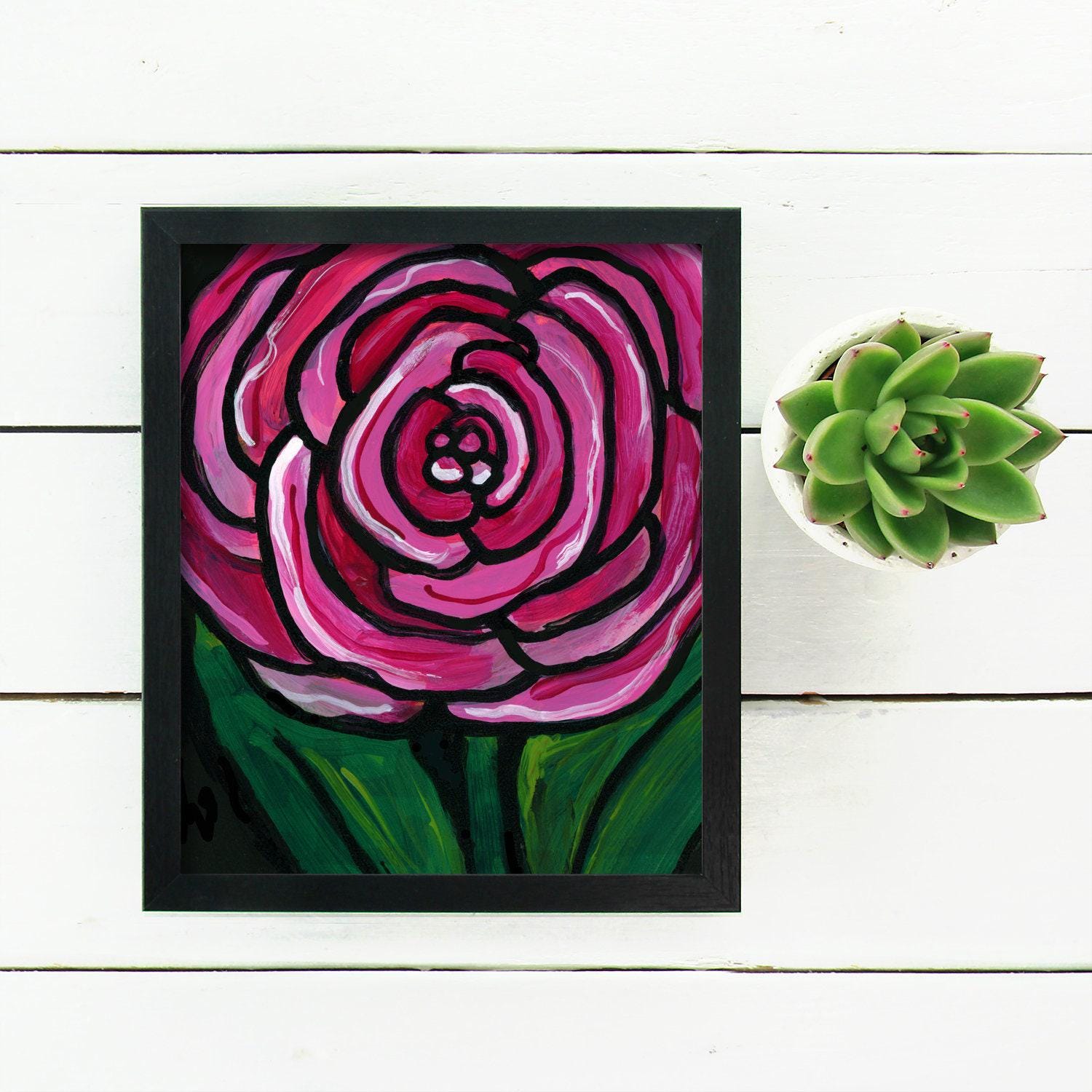 Ranunculus Blossom Art Print
