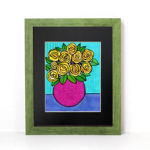 Yellow Rose Art Print