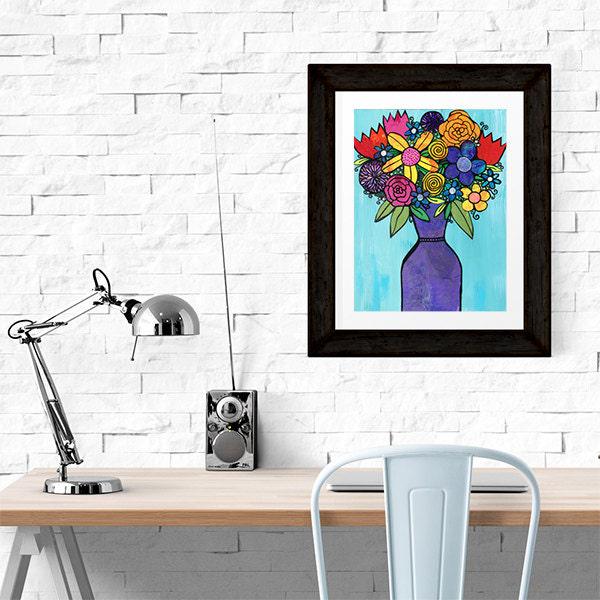 Vase of Flowers Art Print