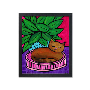 Cat Nap Art Print