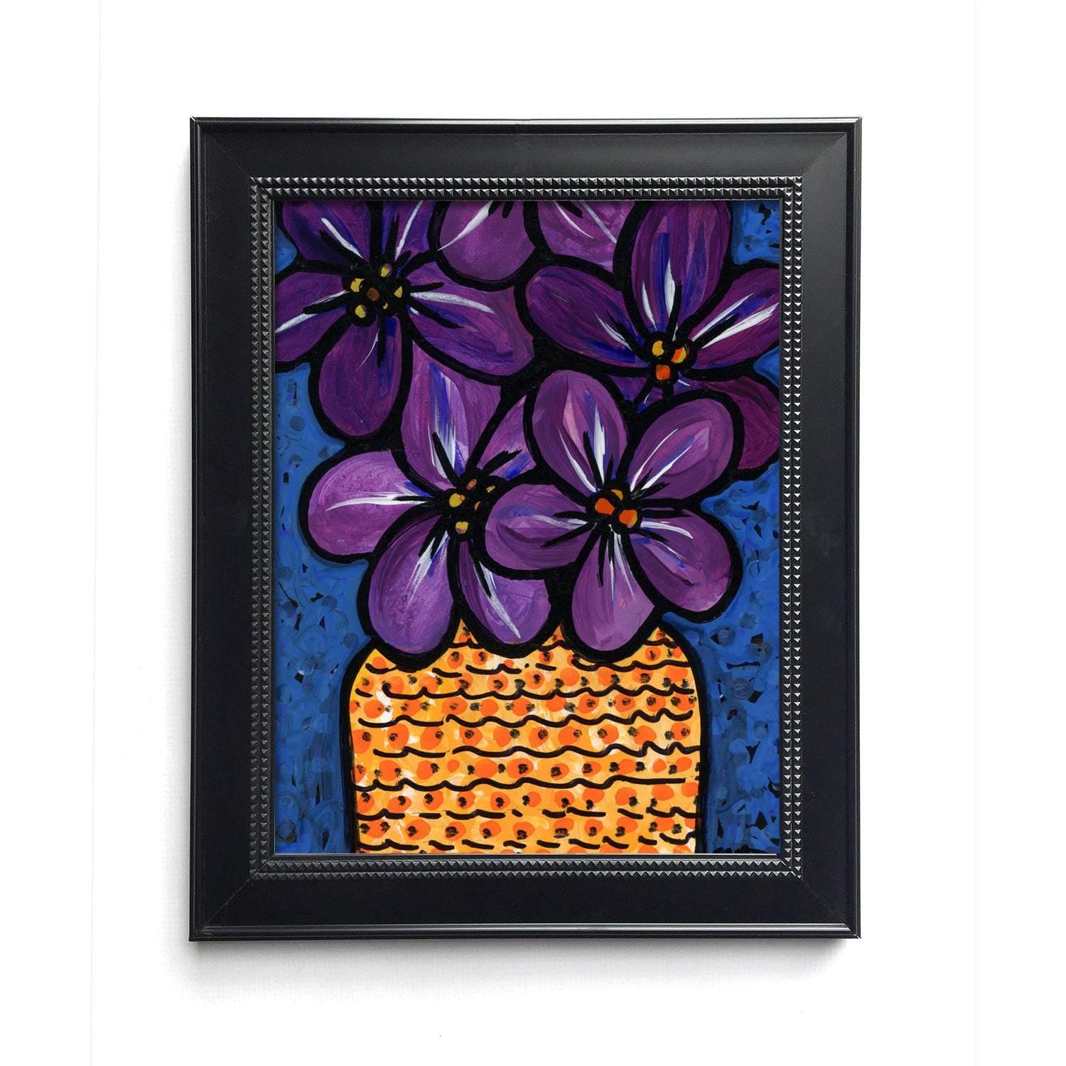 Violet Flower Art Print
