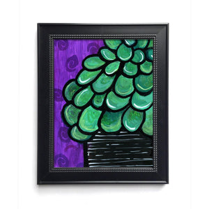Jade Plant Print