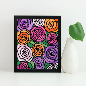 Spring Roses Art Print