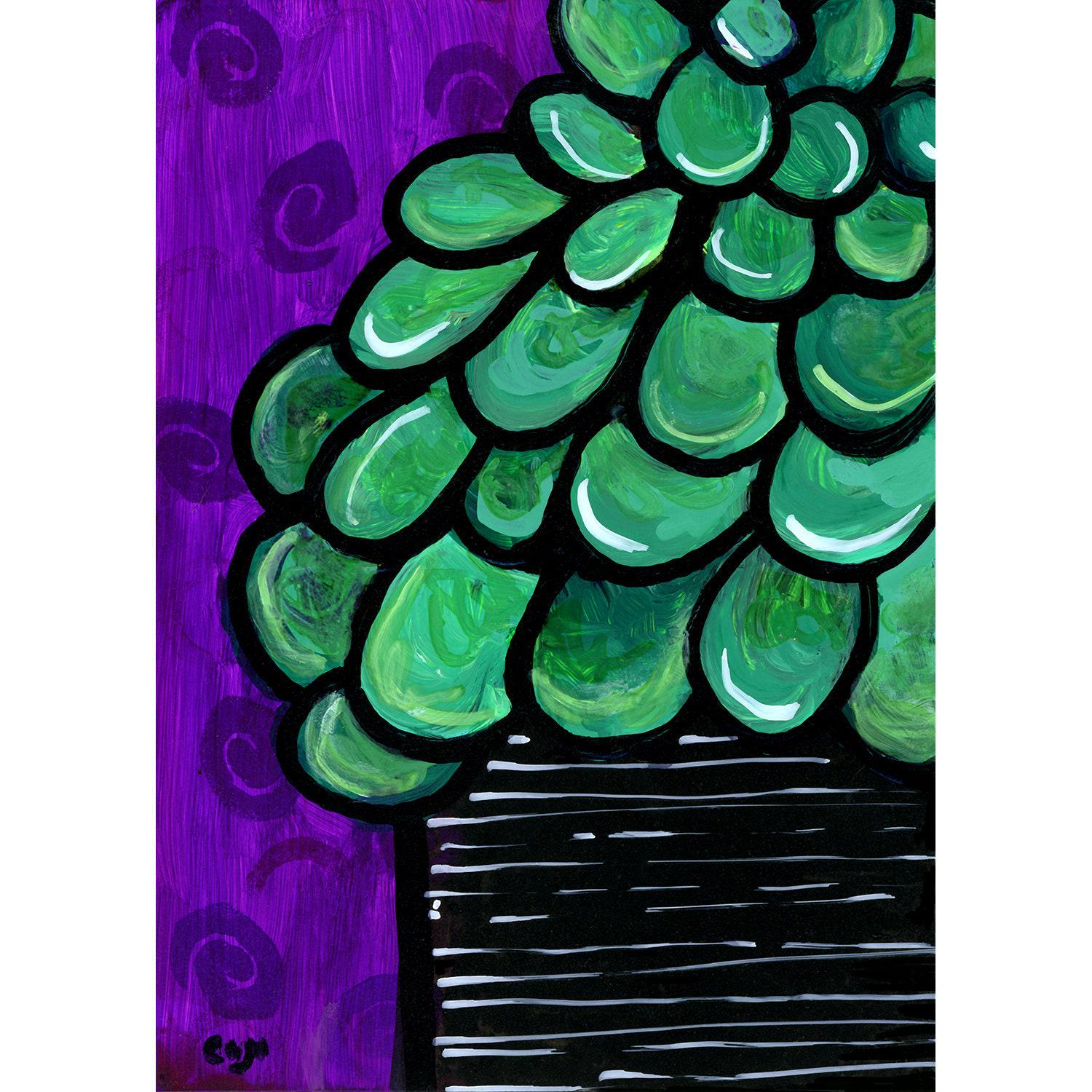 Jade Plant Print