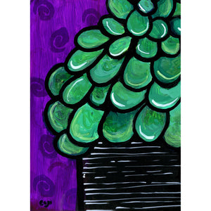 Jade Plant Print