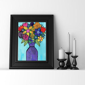 Vase of Flowers Art Print