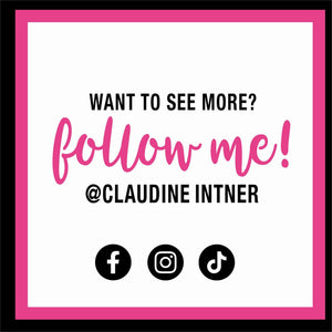 want to see more? follow me! @claudineintner on facebook, instagram and tiktok