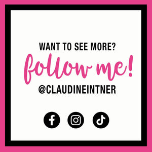 want to see more? follow me! @claudineintner on Facebook, Instagram, and Tiktok