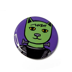 another view of Frankencat button