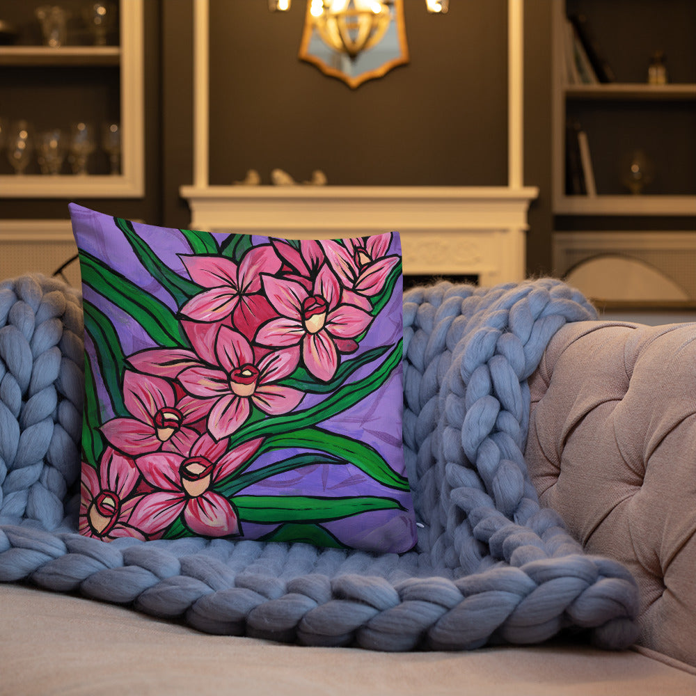Premium Orchid Pillow
