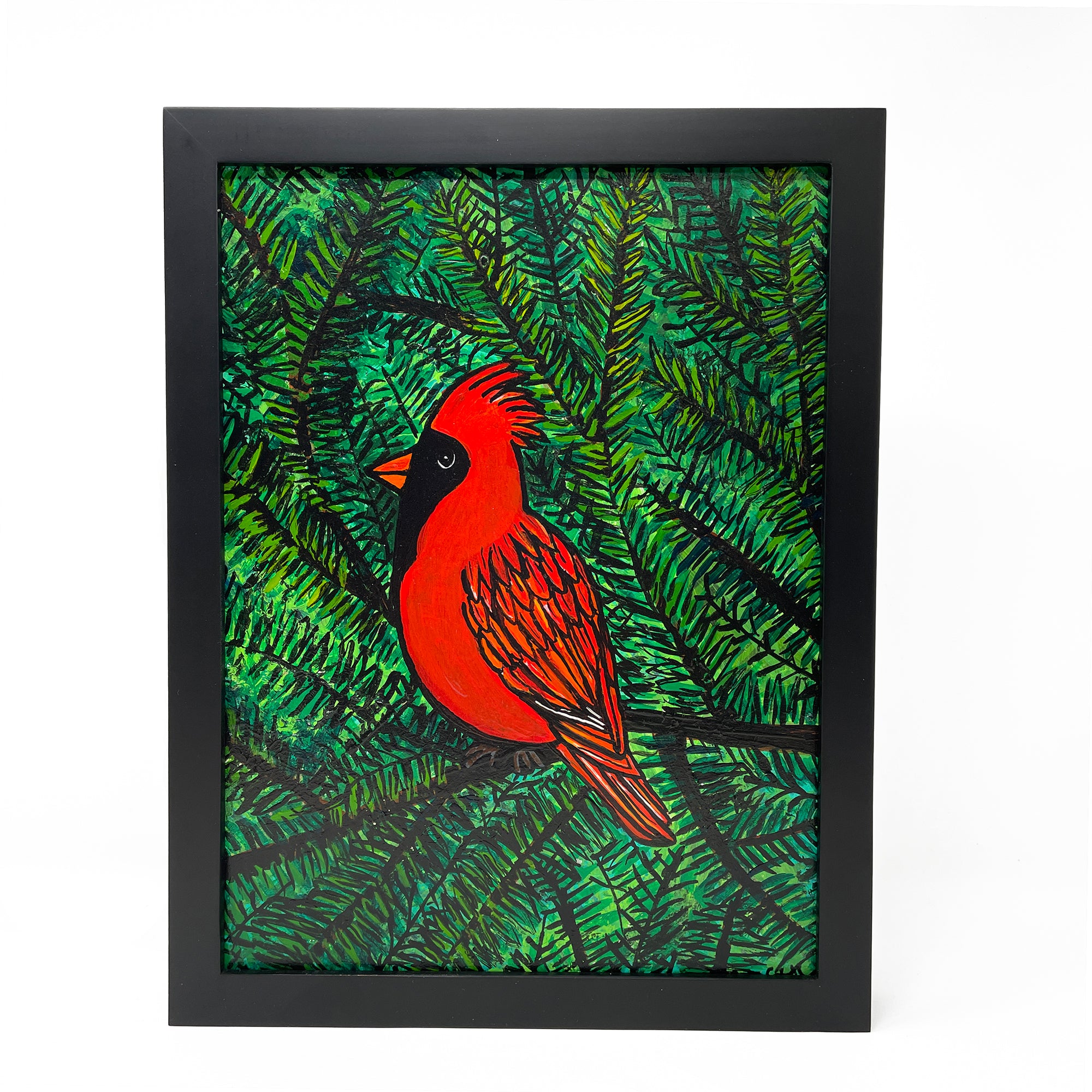 Original Red Cardinal Painting