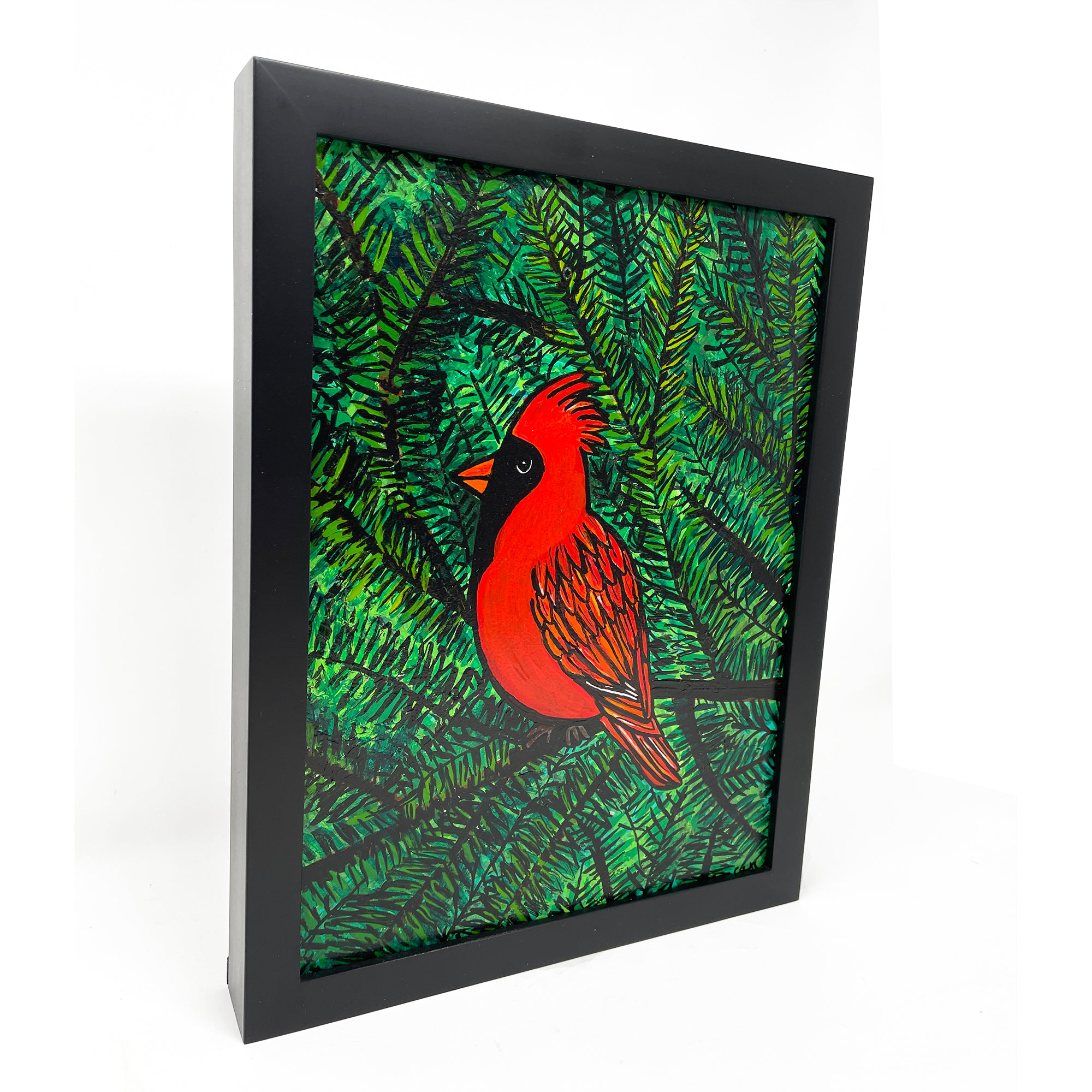 Original Red Cardinal Painting