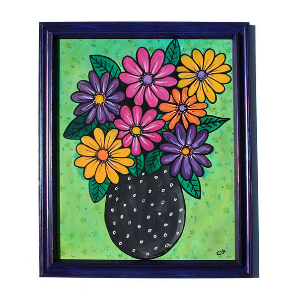 Gerber Daisy Painting - Colorful Floral Still Life