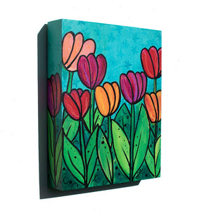 Original Tulip Painting - Spring Flower Painting 