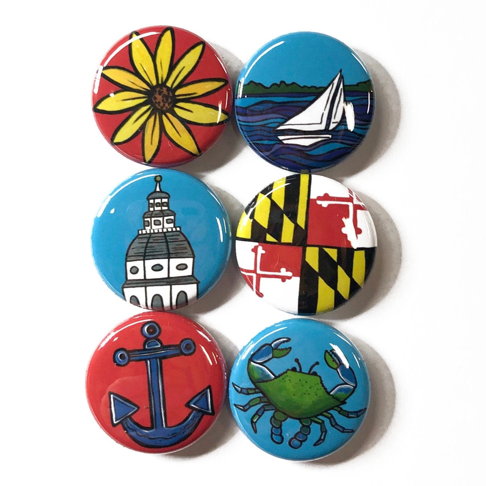 Maryland Magnets or Pins