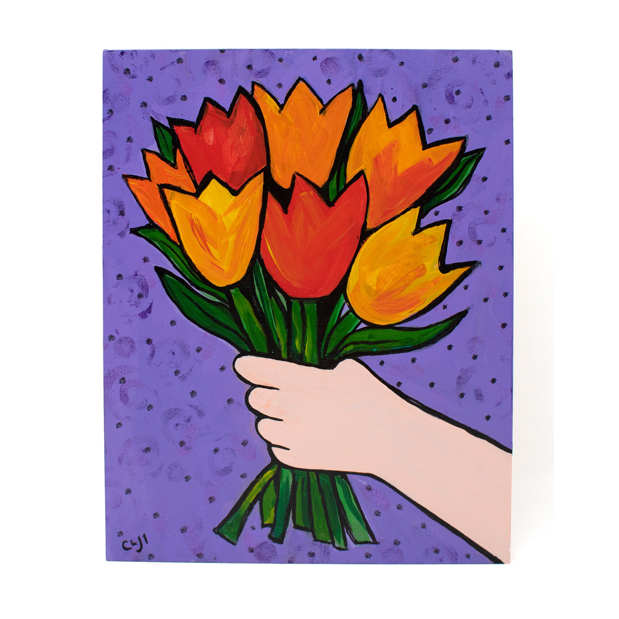 Tulip Bouquet Painting
