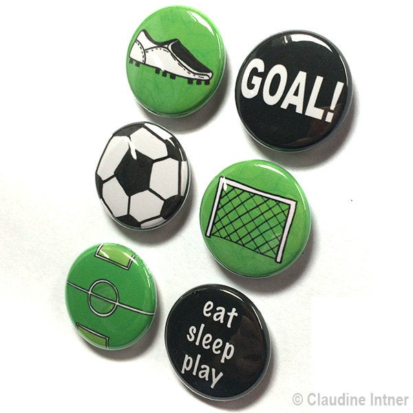 Soccer Magnets or Pins