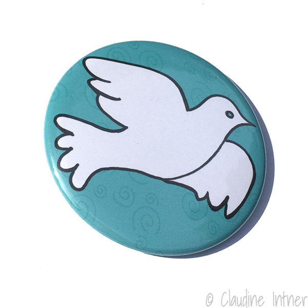 Dove Magnet, Pin, or Mirror