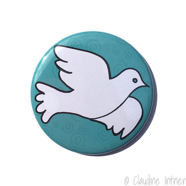 Dove Magnet, Pin, or Mirror