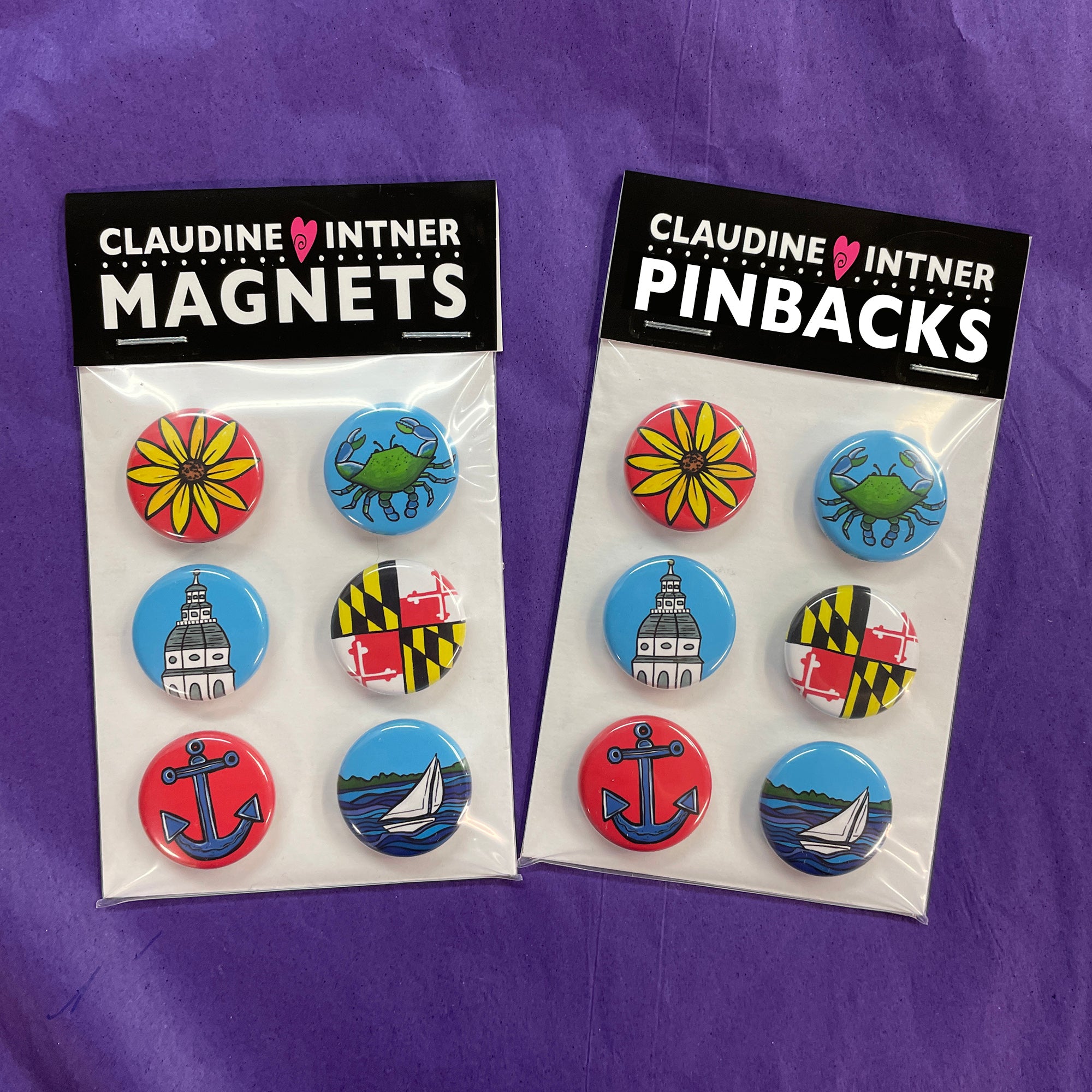 Maryland Magnets or Pins