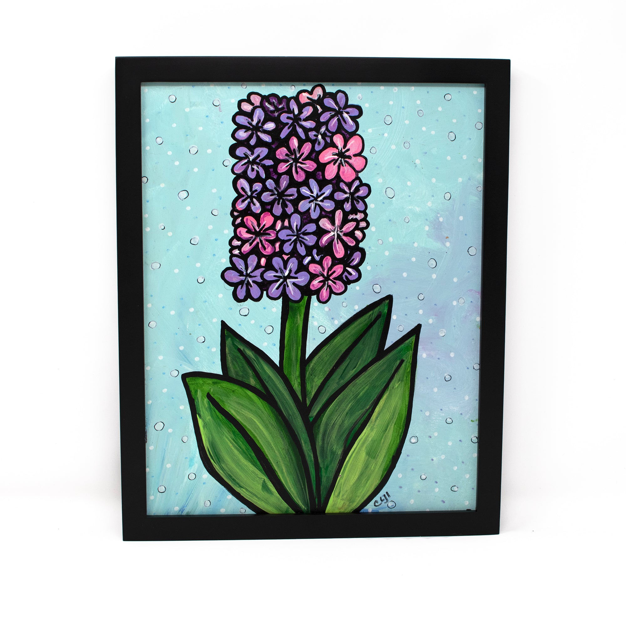 Purple Hyacinth Painting