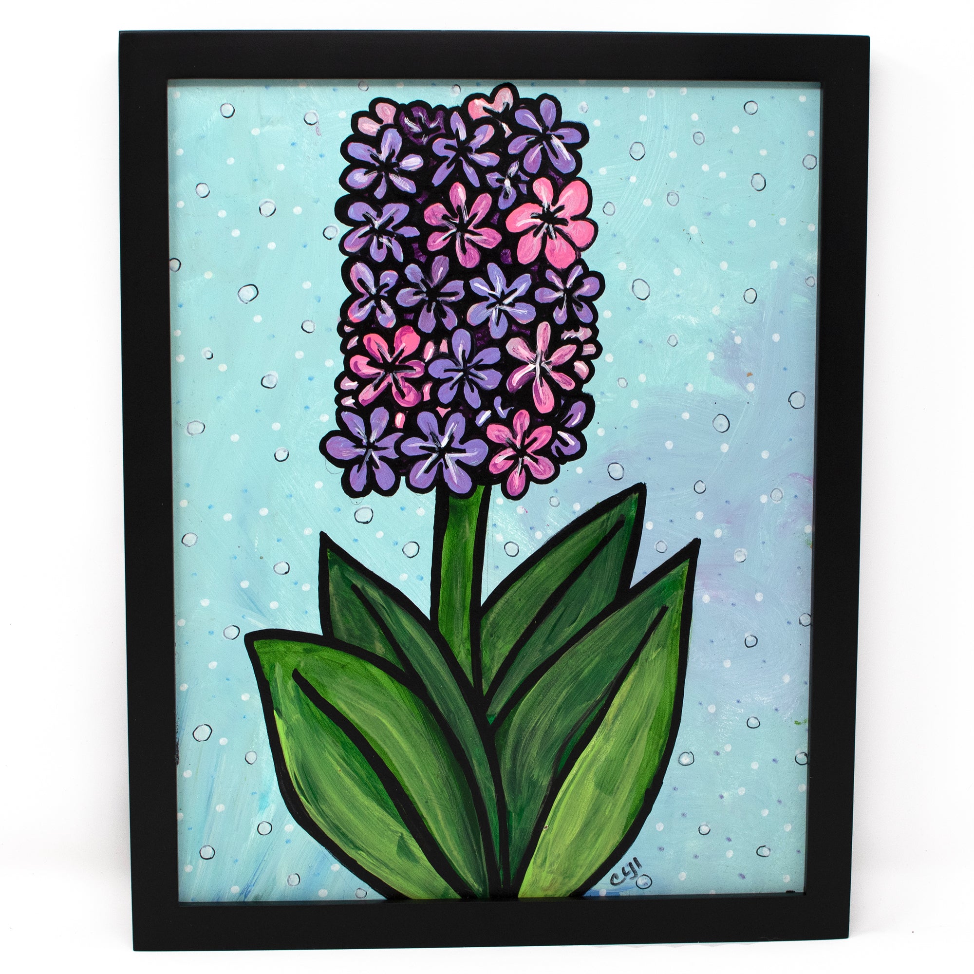 Purple Hyacinth Painting
