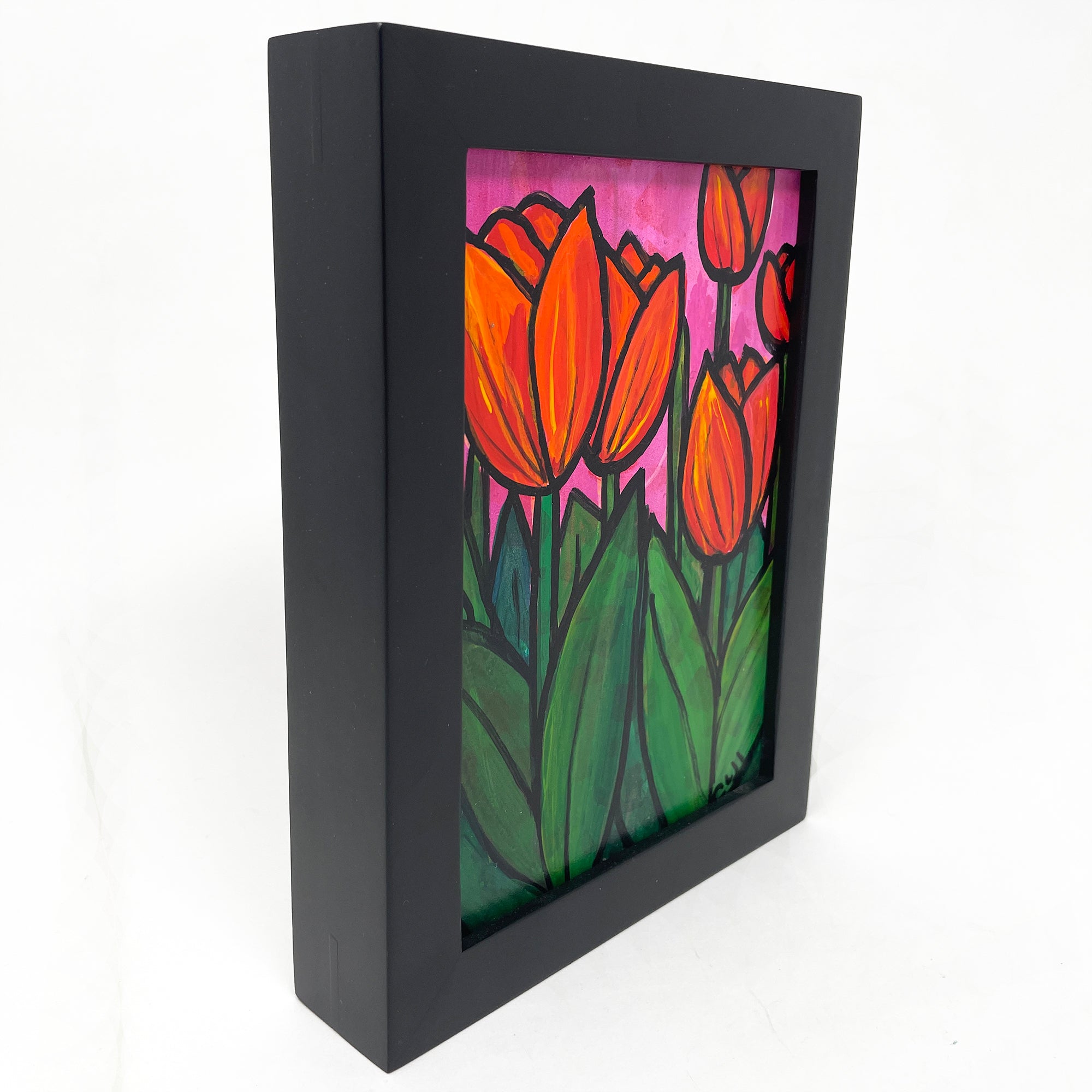 Colorful Tulip Painting